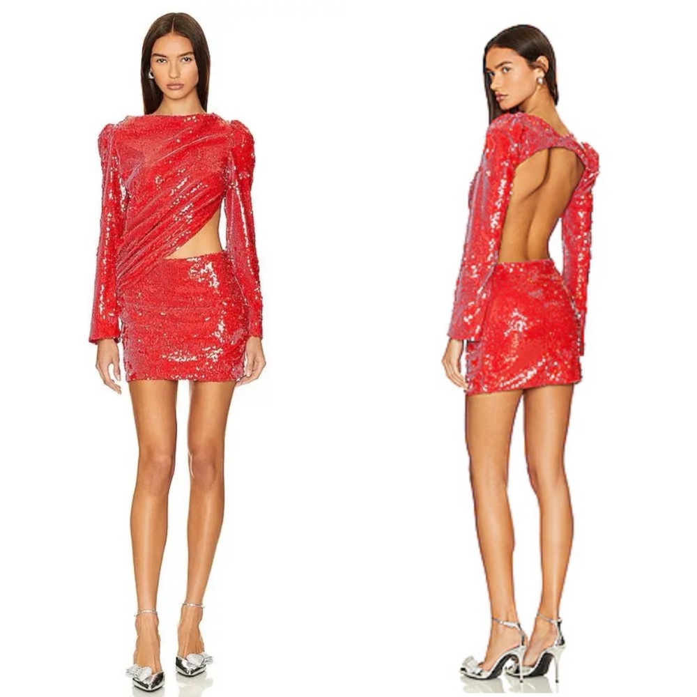Rowan Ruby Red Dress by The Bar